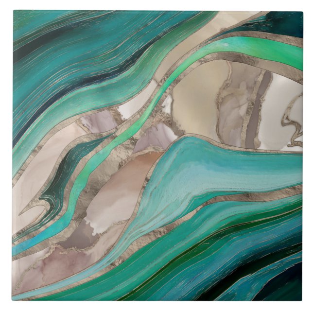 Mármore esmeralda verde e esticado (Frente)