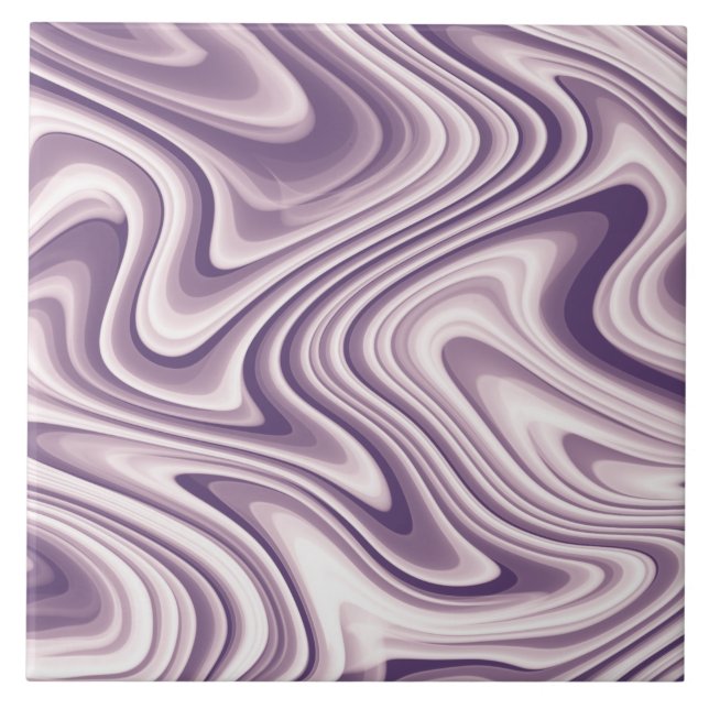 Mármore Líquido Roxo Abstrato (Frente)