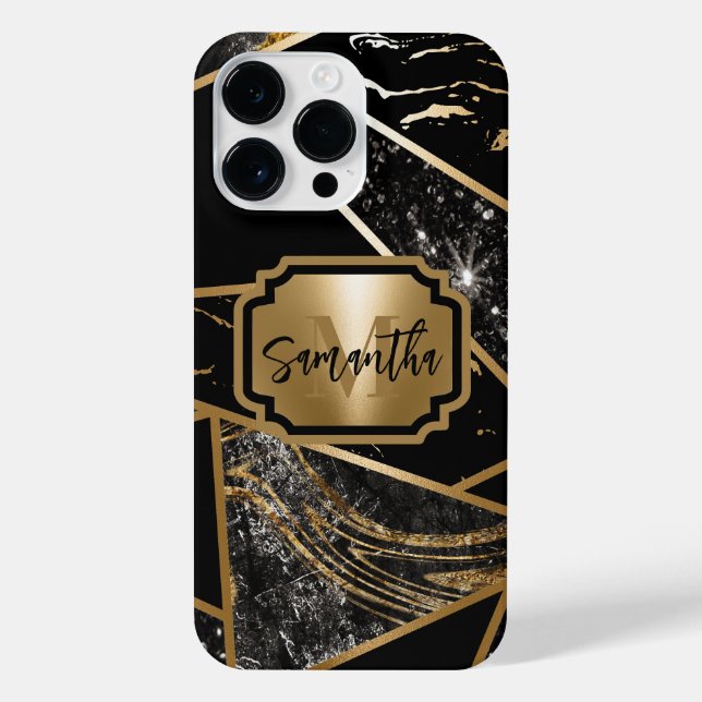 Mármore Negro e Mágico Geométrico (Verso)