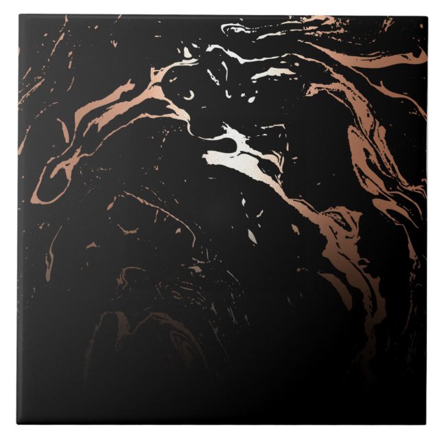 Mármore preto rosa Dourado (Frente)