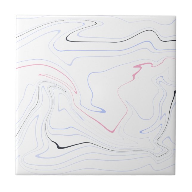 mármore rosa moderno e mínimo, preto, azul, branco (Frente)