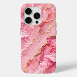 Mármore Rosa Oceano Luxo com Veias Douradas