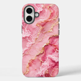 Mármore Rosa Oceano Luxo com Veias Douradas