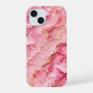 Mármore Rosa Oceano Luxo com Veias Douradas