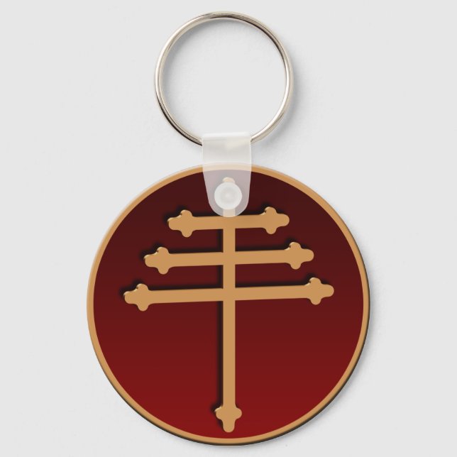 Maronite Cross Chaveiro (Frente)
