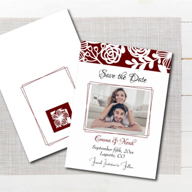 Maroon Elegante De Trabalho Aberto Salve O Cartão  (Criador carregado)