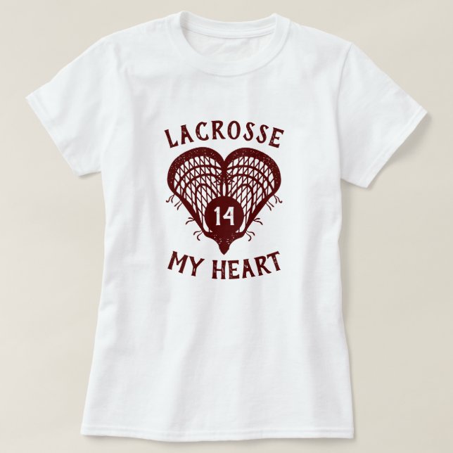 Maroon Lacrosse, Minha Camiseta Cardíaca (Frente do Design)