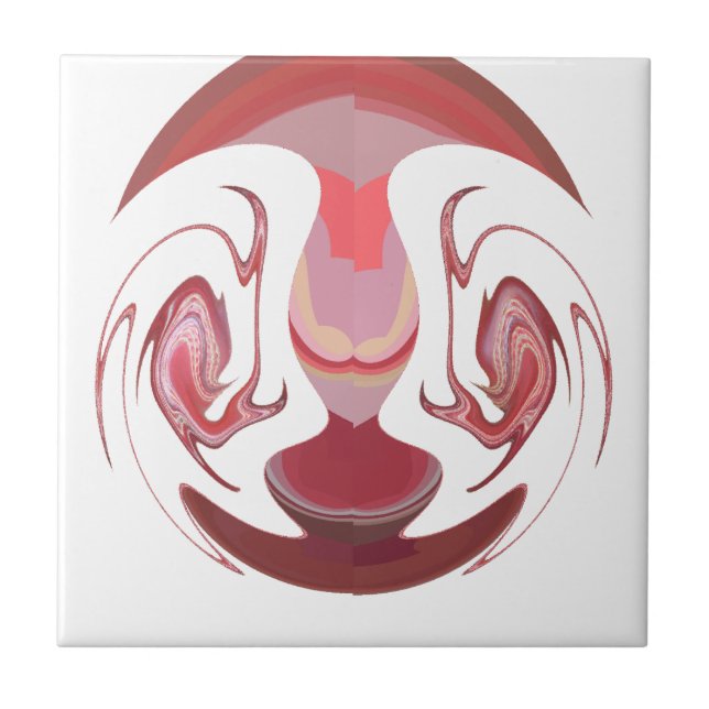 Maroon Majestade: Radiância Russa Texturizada Afri (Frente)