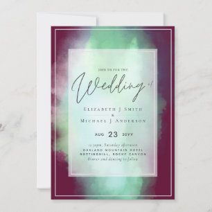 Maroon Mint Sonha Um Casamento De Orçamento Modern
