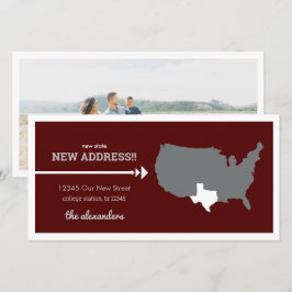 Maroon New State, Novo Endereço! Texas Moving