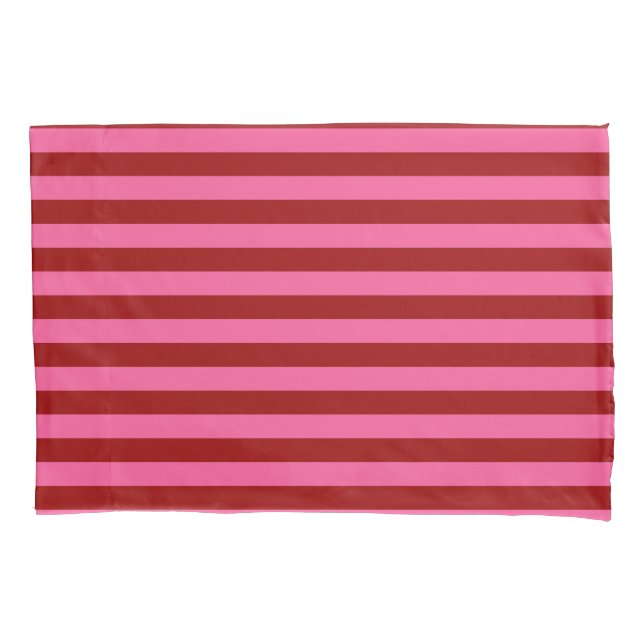 Maroon Red Pink Stripes Design (Frente)