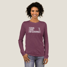 Maroon Tri-Blend Long Sleeve | Sarcastic Introvert