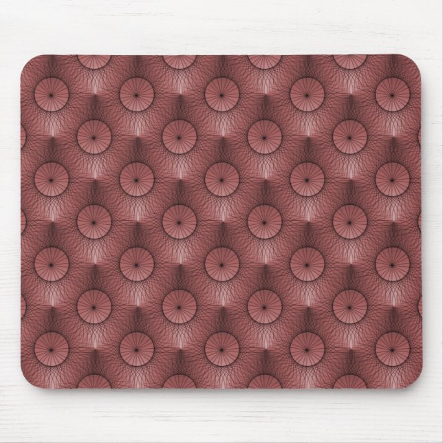 Maroon Ultramodern Chic Mousepad (Frente)
