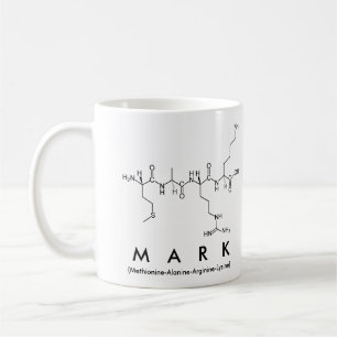 Marque a caneca conhecida do peptide