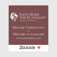 Marque o adesivo Evangélico Anglicano