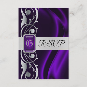 Marquês Roxo Seda Silver Rsvp