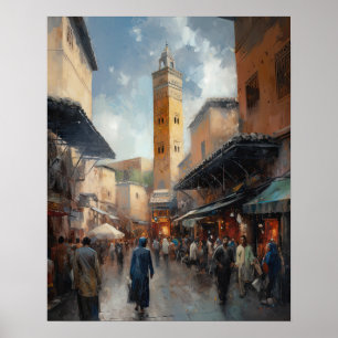 Marrakech Marrocos Pintura Impressão