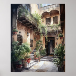 Marrakech Marrocos Pintura Impressão