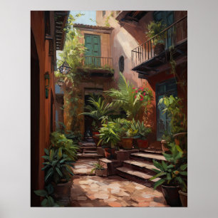 Marrakech Riad Marrocos Art Impressão