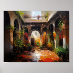Marrakech Riad Marroquino Pintura Impressão