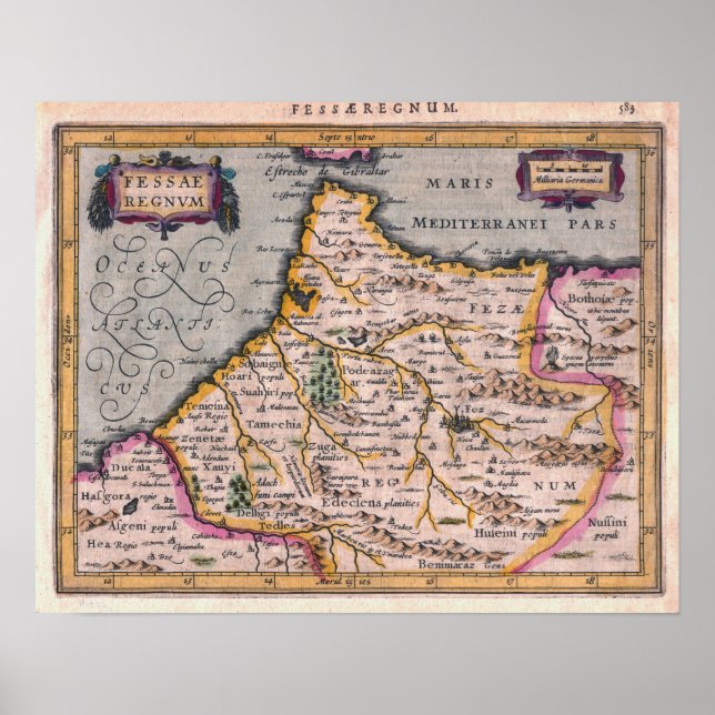 Marrocos - Reino de Fez - Poster (Frente)