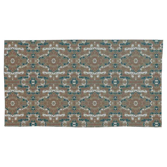 Marrom abstrato Earth Camouflage (Frente-Esquerda)