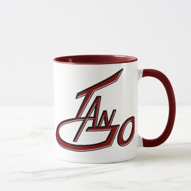 marrom do logotipo da caneca (Direita)