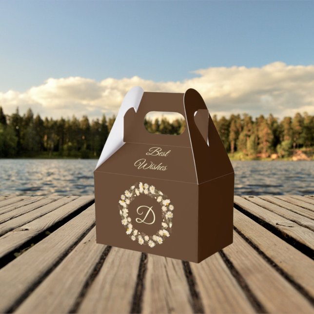 Marrom legante Caixa de favor coroa coroa floral (Criador carregado)