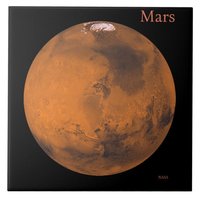 Mars Globe pela NASA (Frente)