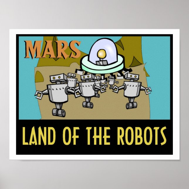 MARS - LAND OF THE ROBOTS POSTER (Frente)