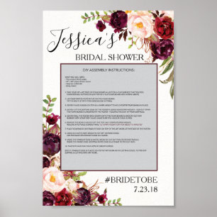 Marsala Foto Prop Poster Frame