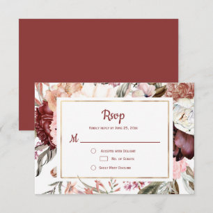 Marsala Pêssego Terracota Floral Rosa RSVP