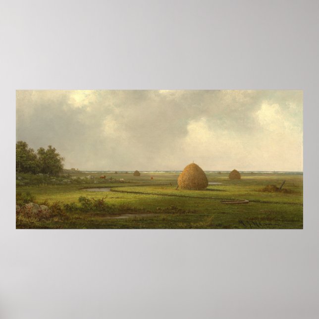Marshfield - Martin Johnson Heade Fine Art Poster (Frente)