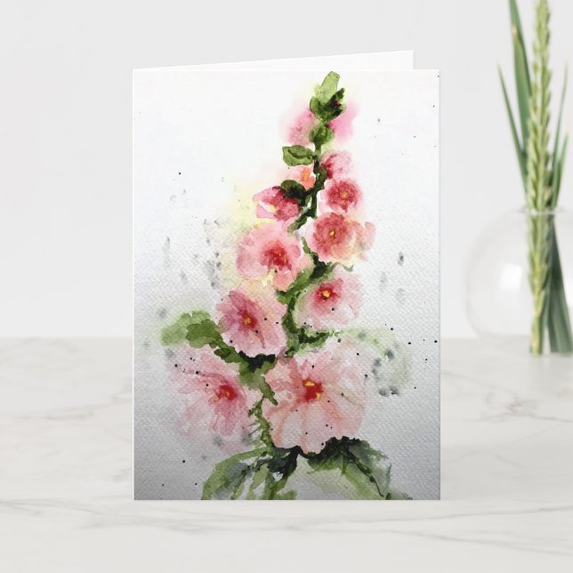 Marshmallows Rosa - Cartão de saudação em branco p (Frente)