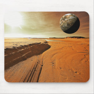 Marte o planeta vermelho Mousepad