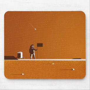 Marte que aterra Mousepad