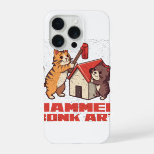 Martelo Bonk Gato Meme Divertido Arte Fofo Retrô