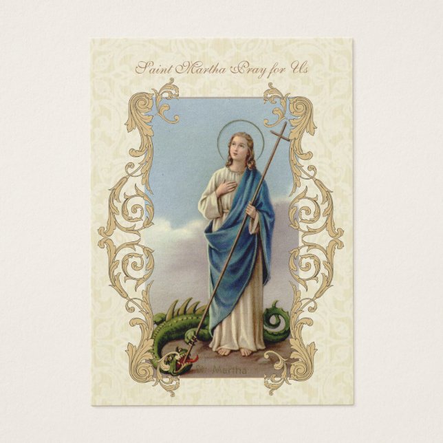 Martha 9 semanas Novena HOLY CARD (Frente)