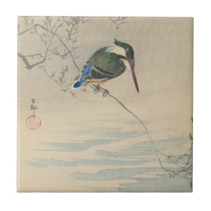 Martim-pescador de Ohara Koson