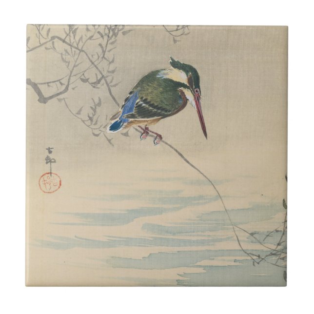 Martim-pescador de Ohara Koson (Frente)