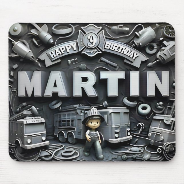 MARTIN ~ Fireboy! ~ Mousepad (Frente)