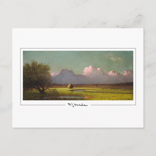 Martin Johnson Heade #31 - Cartão Postal de Arte F (Frente)