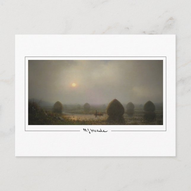 Martin Johnson Heade #84 - Cartão Postal de Arte F (Frente)