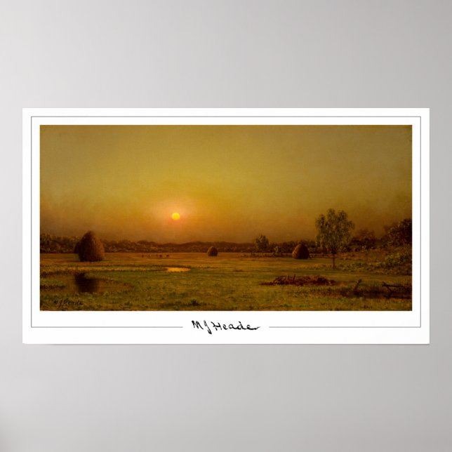 Martin Johnson Heade Zedign Art Poster nº 114 (Frente)