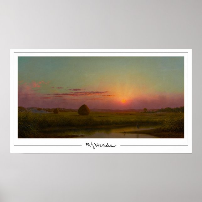 Martin Johnson Heade Zedign Art Poster nº 42 (Frente)