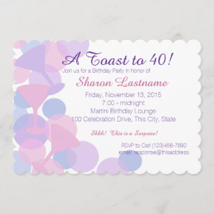 Martini borbulha convite de festas