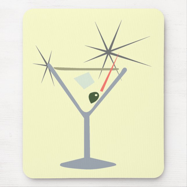 Martini Glass Mousepad (Frente)