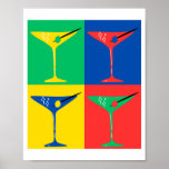 Martini Pop Art Vibes Poster<br><div class="desc">Elevem seu espaço com este Pop de Arte Martini vibrante! Com um design ousado e colorido, esta trabalho de arte traz uma reviravolta moderna ao clássico vidro martini. Perfeito para adicionar uma mistura de diversão e sofisticação ao seu bar doméstico, cozinha ou área de salão. As cores vivas e a...</div>