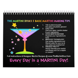 MARTINI RECIPES CALENDÁRIO 1 de Martini Diva