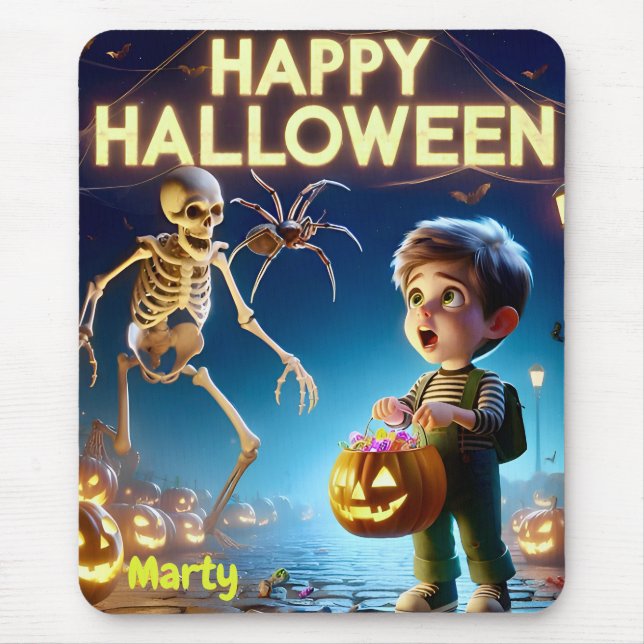 MARTY ~ Feliz Halloween ~ Mousepad (Frente)